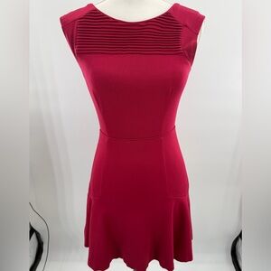 Banana Republic Womens Dress. 00P A Line Cap Short Sleeve Stretch Rayon Nylon